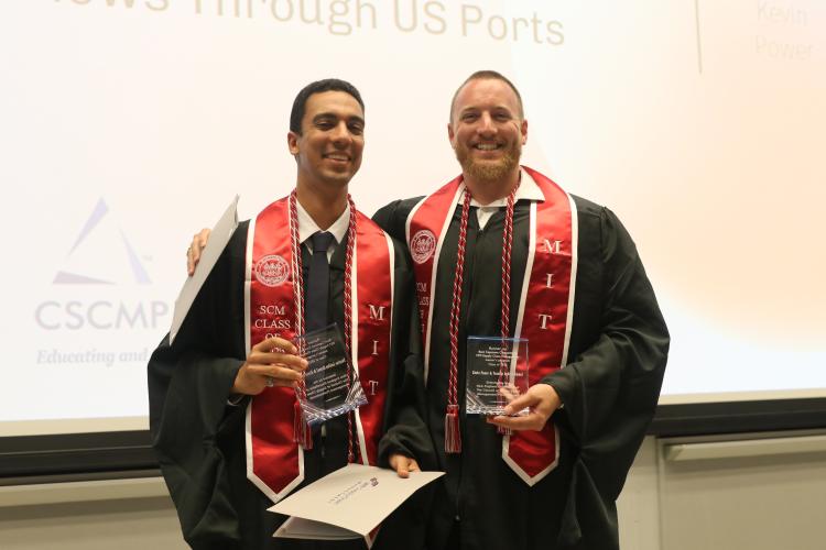 MIT SCM’25 Students Yassine Lahlou-Kamal (left) and Kevin Power (right)