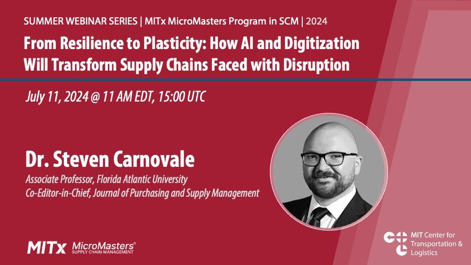 From Resilience to Plasticity: How AI and Digitization Will Transform Supply Chains Faced with Disruption