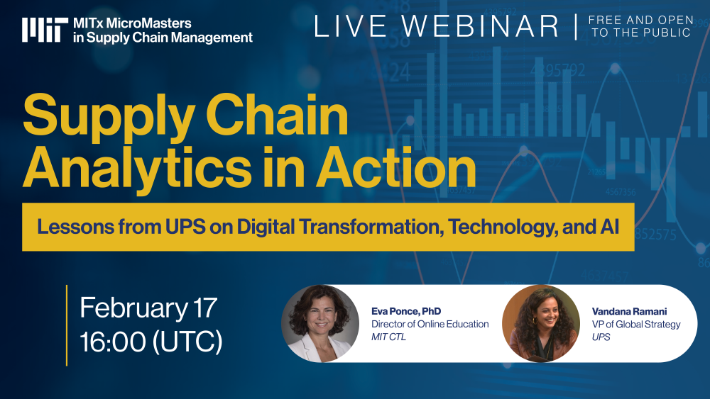 Supply Chain Analytics in Action: Lessons from UPS on Digital Transformation, Technology, and AI