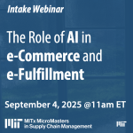 The Role of AI in e-Commerce and e-Fulfillment 